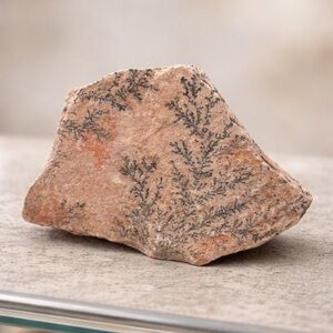 Dendritic Pattern Pink-Tan Stone Slab